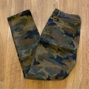 Madewell High Rise Slim Boy Jean in Camo